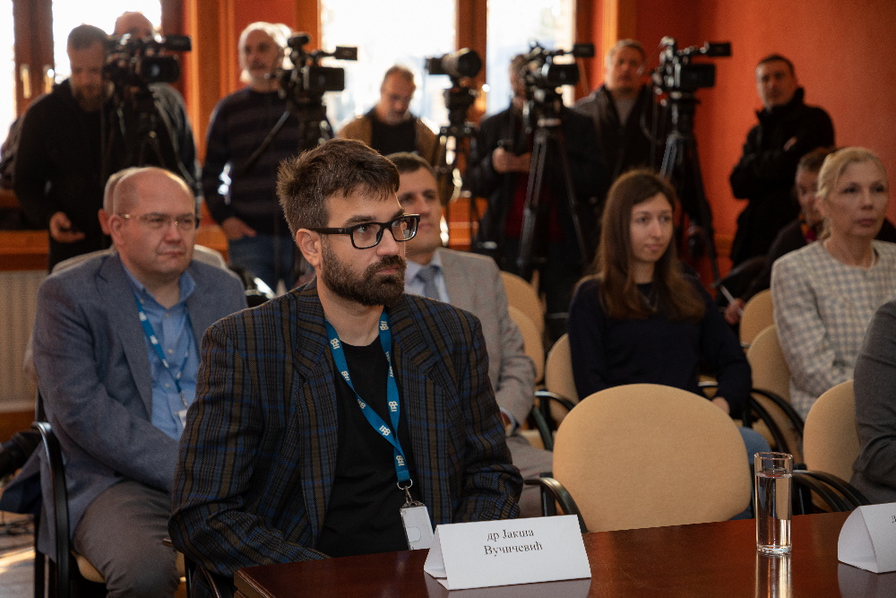 ФОТО: Конференција поводом доделе ЕРЦ гранта др Вучичевићу