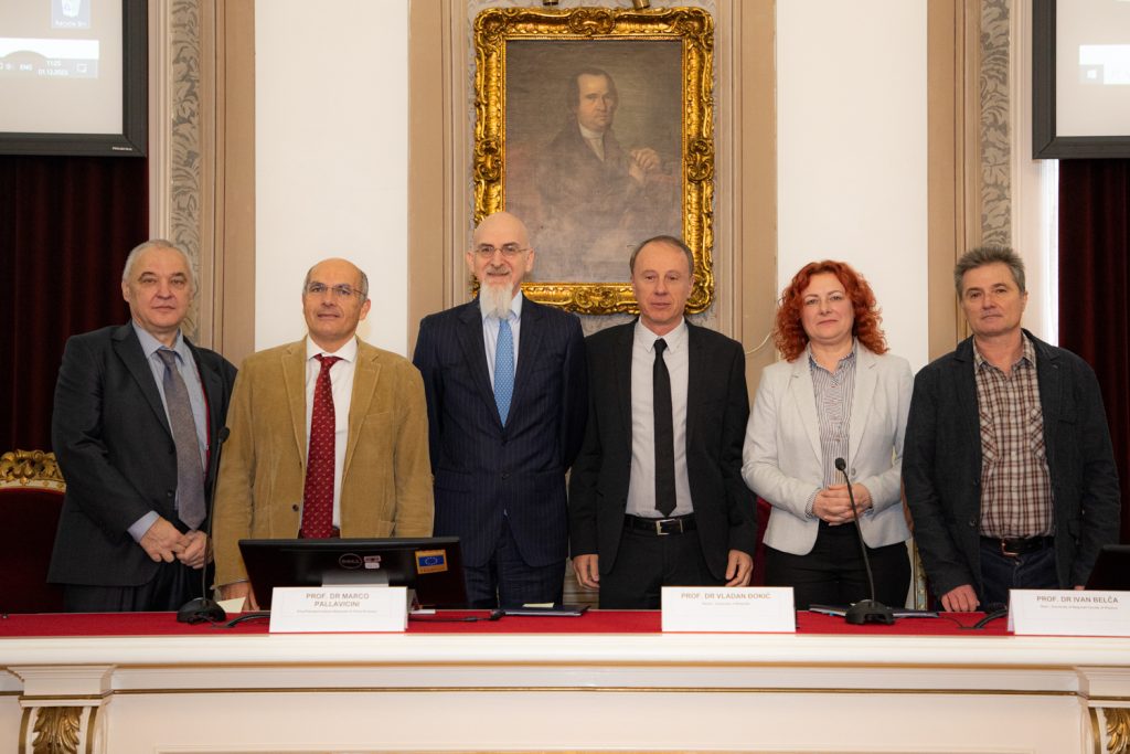 АКТУЕЛНО: Потписан уговор између INFN и Института за физику