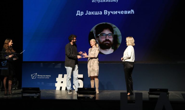 AWARDS: Dr. Jakša Vučičević awarded by the Science Fund for excellence in research
